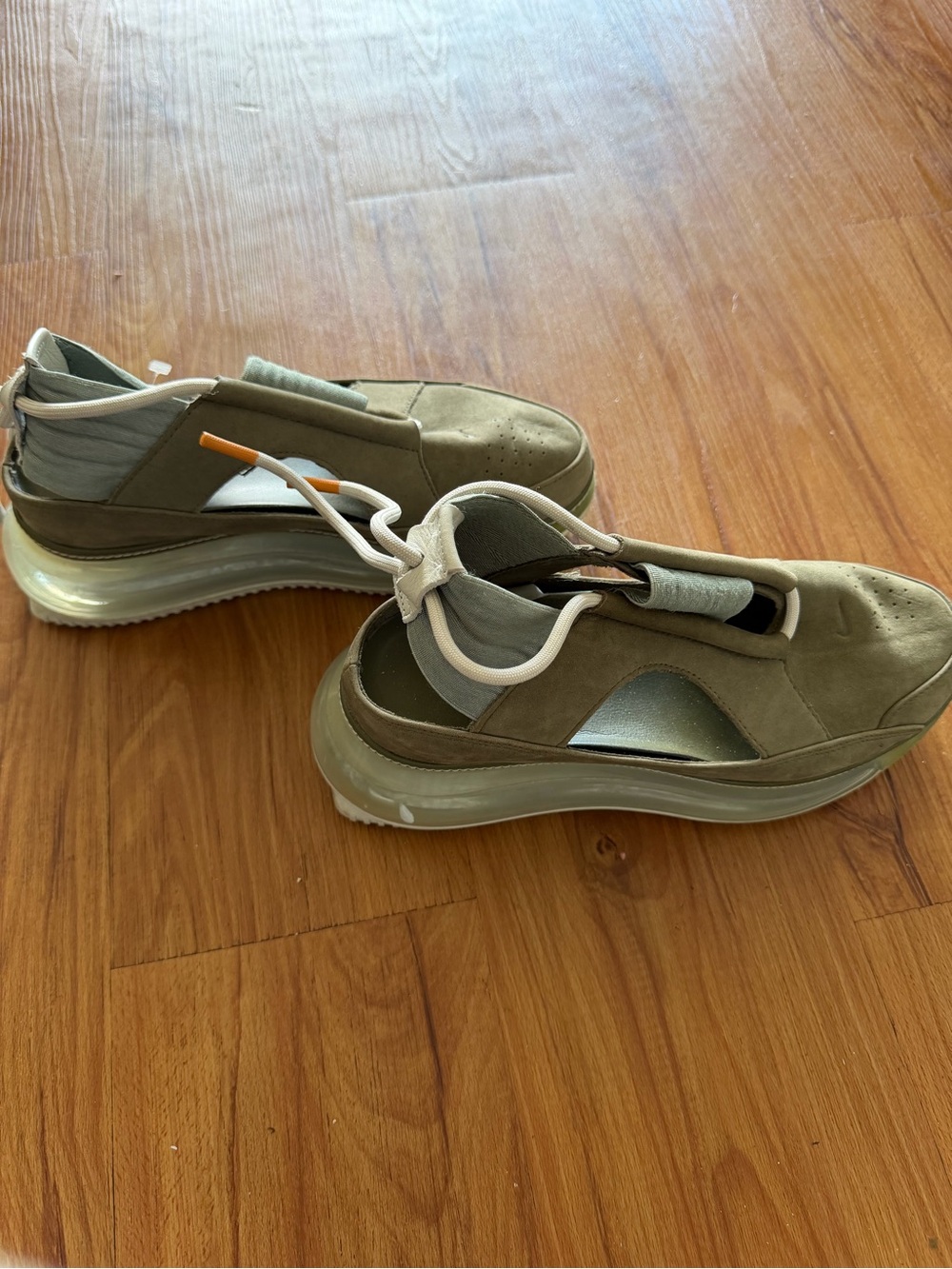 Nike Olive Green Women’s Slide Sandals with Translucent Air Sole
